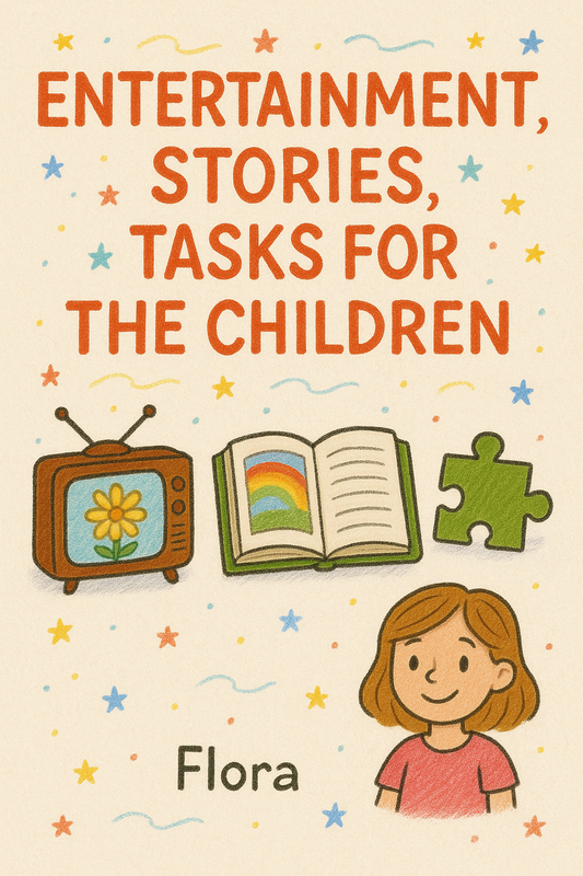 Entertainment,stories,tasks for the children.